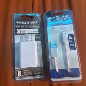 iPhone charging cord and usb